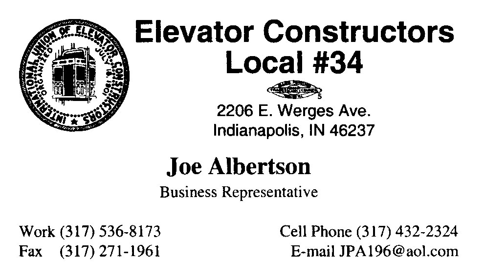 Elevator Constructors Local 34